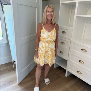 Floral Yellow Sundress